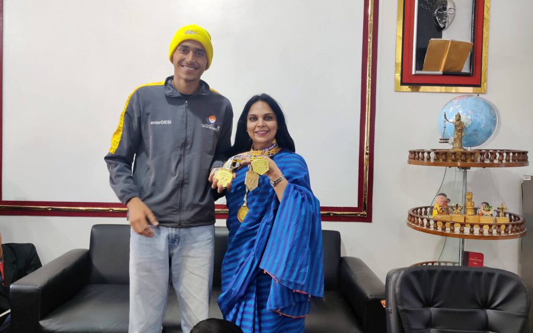 Alumnus Represents India in International Rowing